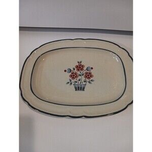 Hearthside Cumbuland Brambleberry Oval Serving Platter.